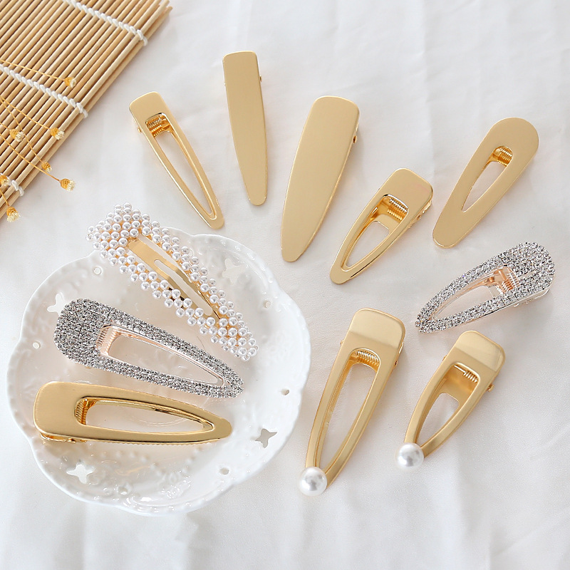 금속 골드 머리핀 베이스 패션 빈 사각형 헤어 클립 설 - Jewelry Making Kits For Girls 리뷰 및 가격