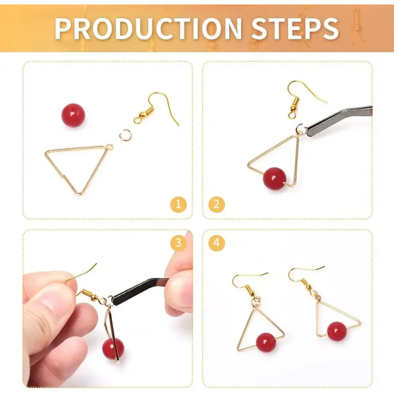 100/500개 DIY 귀걸이 부자재 귀걸이 클라스프  - Jewelry Making Accessories 리뷰 및 가격