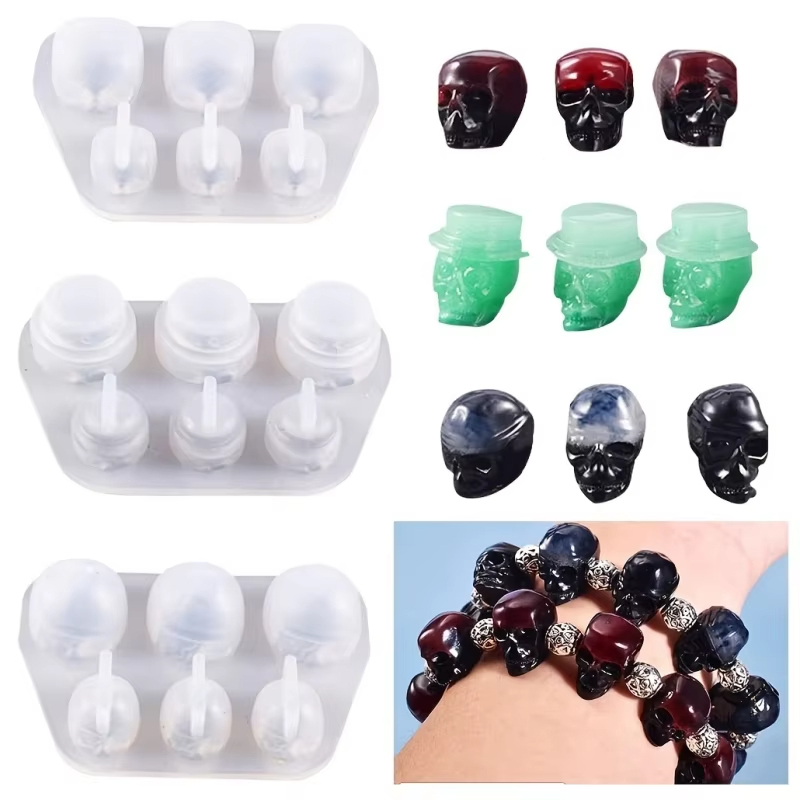 3pcs 해골 펜던트 수지 금형 쥬얼리 만들기 도구 d - Jewelry Making Mold 리뷰 및 가격