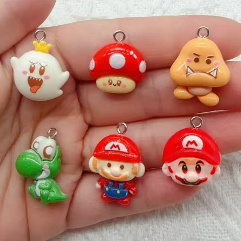 10개 레진 만화 펜던트, DIY 쥬얼리 제작 귀걸이, - Jewelry Making Accessories 리뷰 및 가격