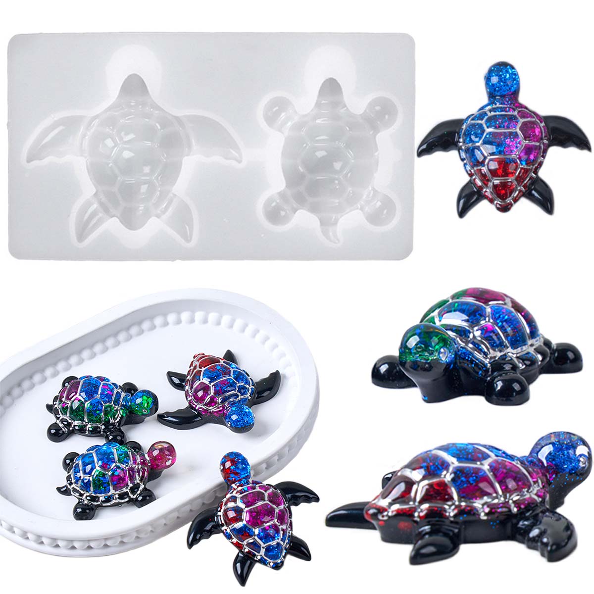 3D 바다거북 열쇠고리 실리콘 몰드 DIY 해양 테마  - Jewelry Making Mold 리뷰 및 가격