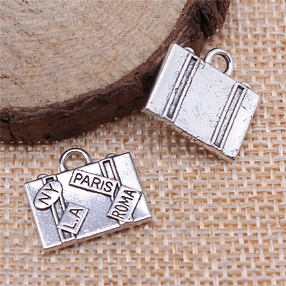 WYSIWYG 5pcs 15x16mm 매력 여행 가방  - Jewelry Making New York 리뷰 및 가격