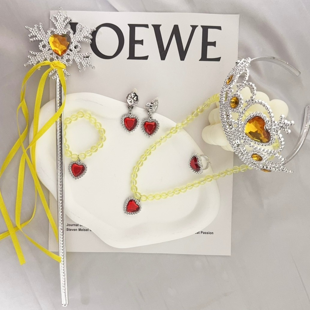 공주 소녀 목걸이 세트 왕관 머리 장식 어린이 겨울왕국 - Jewelry Making Kits For Girls 리뷰 및 가격