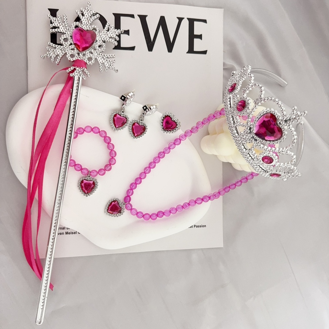 공주 소녀 목걸이 세트 왕관 머리 장식 어린이 겨울왕국 - Jewelry Making Kits For Girls 리뷰 및 가격