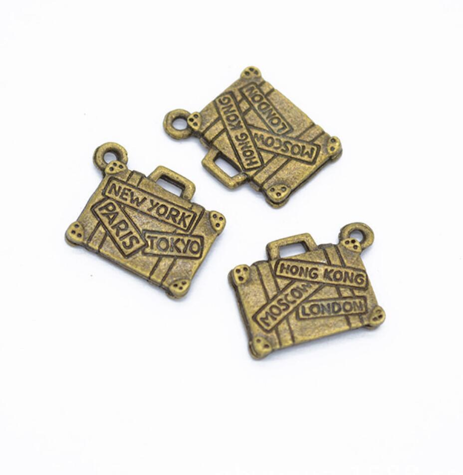 150pcs 참 여행 가방 뉴욕 파리 도쿄 17x13m - Jewelry Making New York 리뷰 및 가격