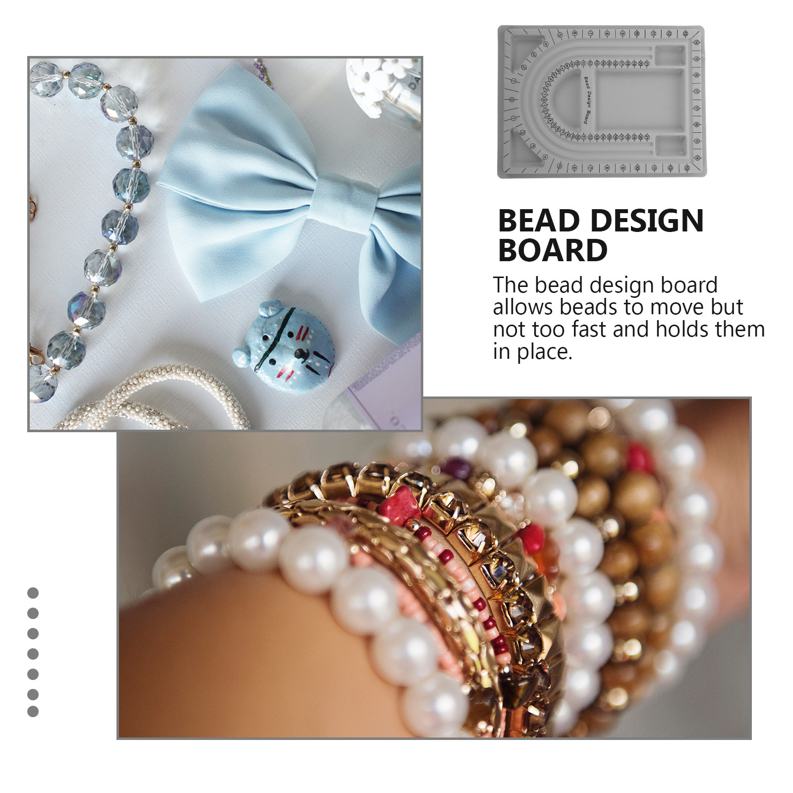 2Pcs 비즈 디자인 보드 쥬얼리 만들기 트레이 목걸이 - Jewelry Making Accessories 리뷰 및 가격