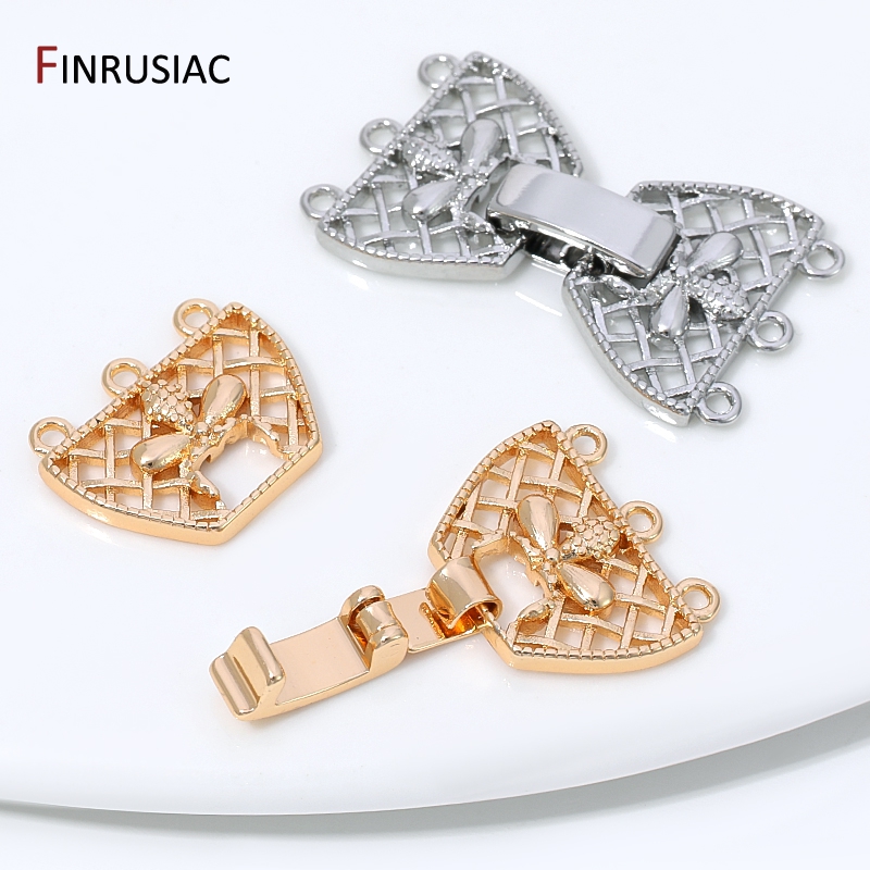 14K 금도금 황동 3열 진주 클래스프 커넥터 (쥬얼리 - Jewelry Making Hobby 리뷰 및 가격