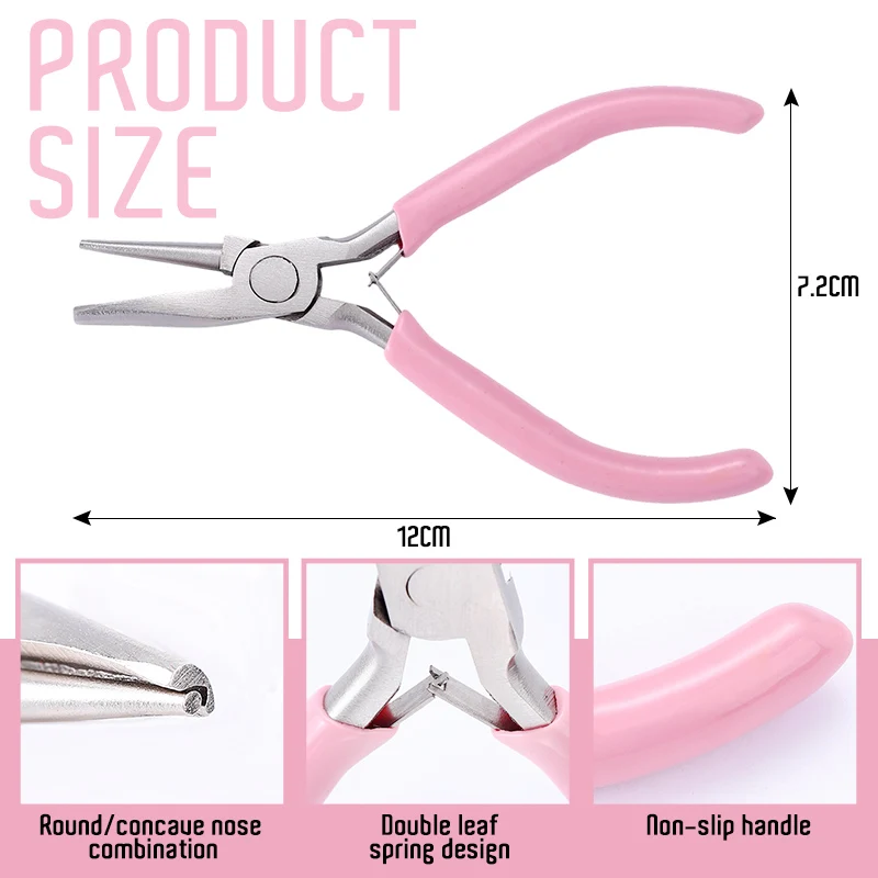 1개 분홍색 와이어 벤딩 도구, 둥근 오목형 펜치, 와 - Jewelry Making Loop Pliers 리뷰 및 가격