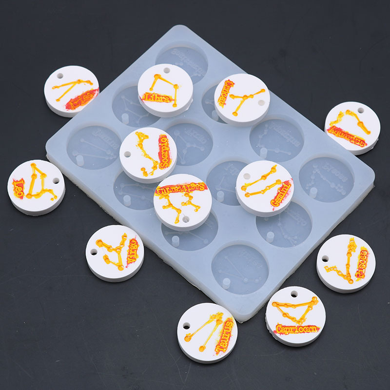 12 구멍 별자리 펜던트 금형 DIY 쥬얼리 귀걸이 목 - Jewelry Making Mold 리뷰 및 가격