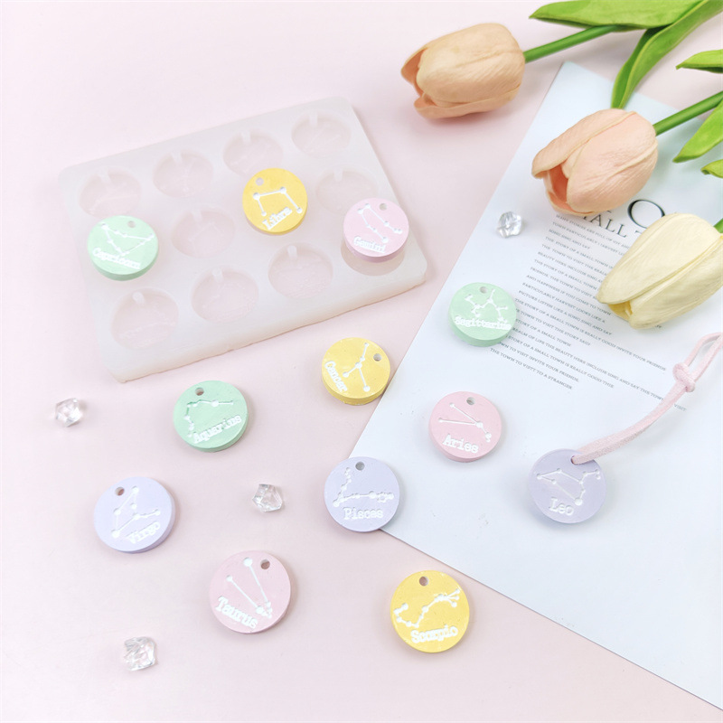 12 구멍 별자리 펜던트 금형 DIY 쥬얼리 귀걸이 목 - Jewelry Making Mold 리뷰 및 가격