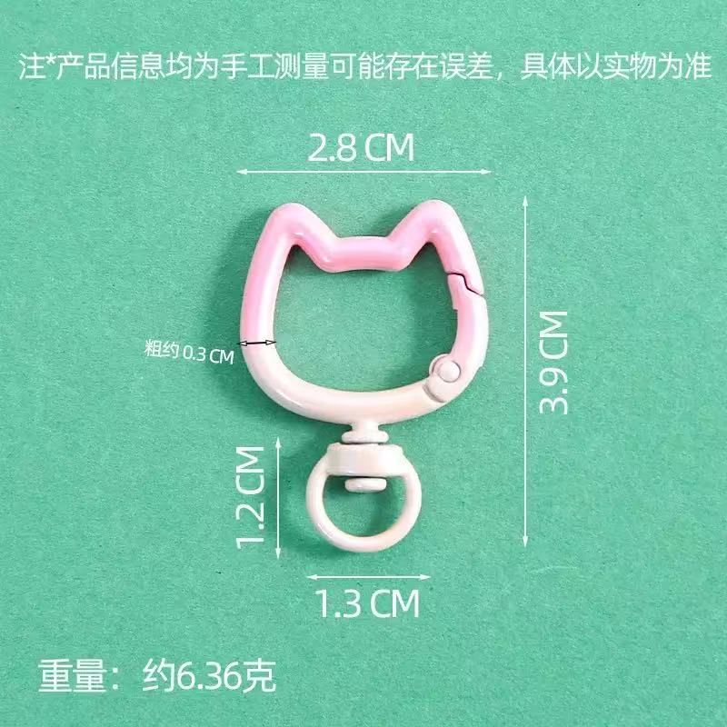 5-10PCS 그라디언트 귀여운 고양이 걸쇠 개방형 커 - Jewelry Making Hobby 리뷰 및 가격