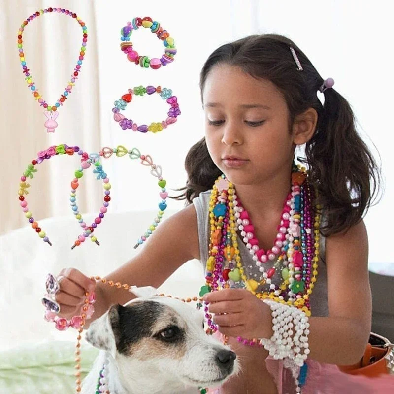 여아용 DIY 비즈 세트, 쥬얼리 제작 키트, 진주 비 - Jewelry Making Kits For Girls 리뷰 및 가격